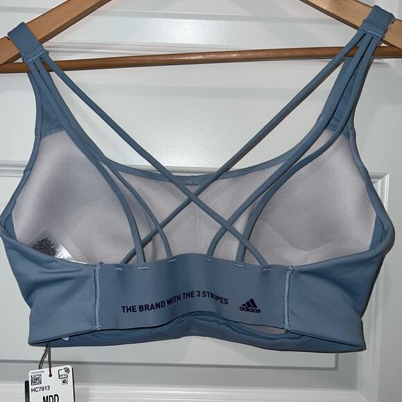 Adidas Coreflow Medium Support Sports Bra, Size M D-DD - Picture 3 of 7